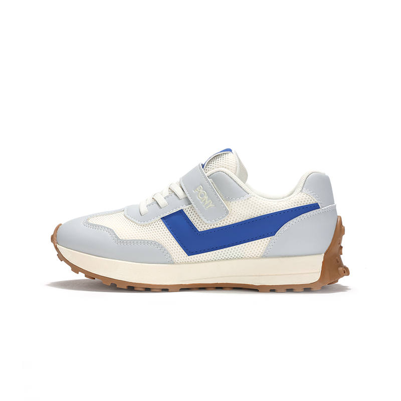 Pony MONTREAL Retro Sports Cushioning Breathable Low top Kids Lifestyle Shoes White Blue Kids'