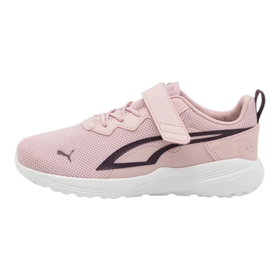 PUMA All Day Active Fabric Breathable Abrasion Resistant Lightweight Cushioning Low top Kids' Running Shoes Fuchsia