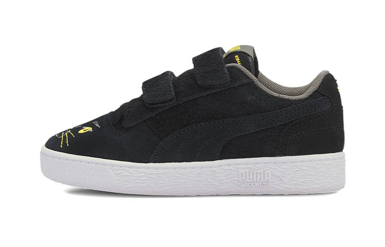 PUMA Ralph Sampson Animals Kitten Low top Kids' Skateboarding Shoes Black Children Aged 3 7 Years Old