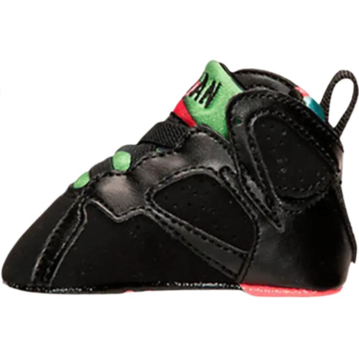 Jordan Jordan Air Jordan 7 Leather Abrasion Resistant Low top Toddler Shoes Black Infant And Toddler