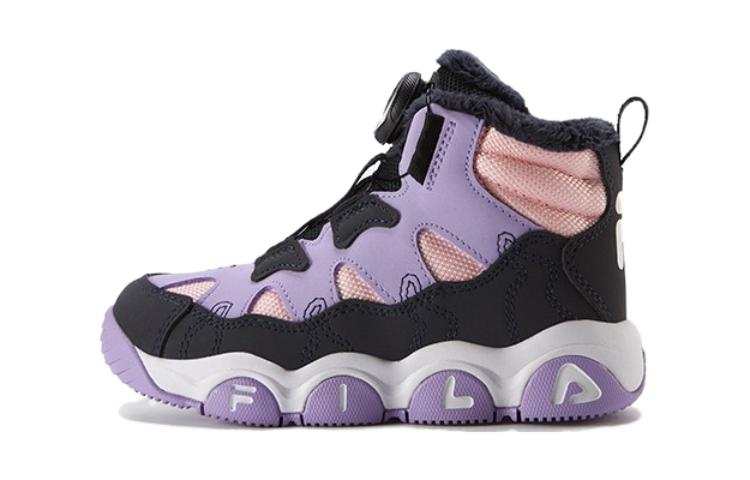 FILA KIDS Thermal Cushioning Abrasion Resistant Cushioning, Wear Resistant Knee High Kids' Boots Purple Kids'