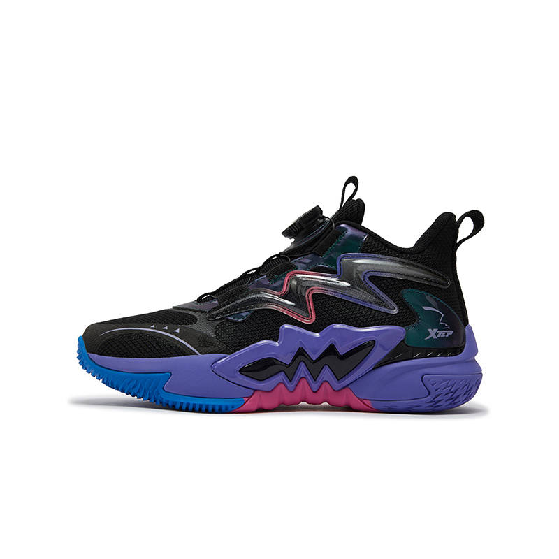 XTEP Falcon 1.0 Support Abrasion Resistant Lightweight Cushioning Slip Resistant High top Children's Basketball Shoes
