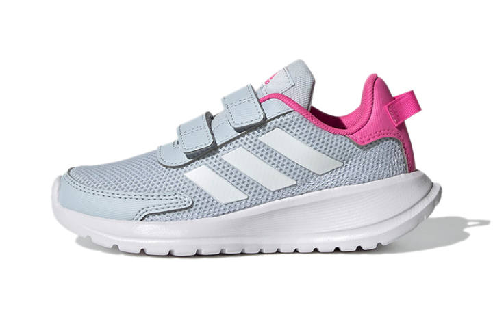 Adidas Adidas Tensor Breathable Low top Kids' Running Shoes Blue White Children Aged 3 7 Years Old