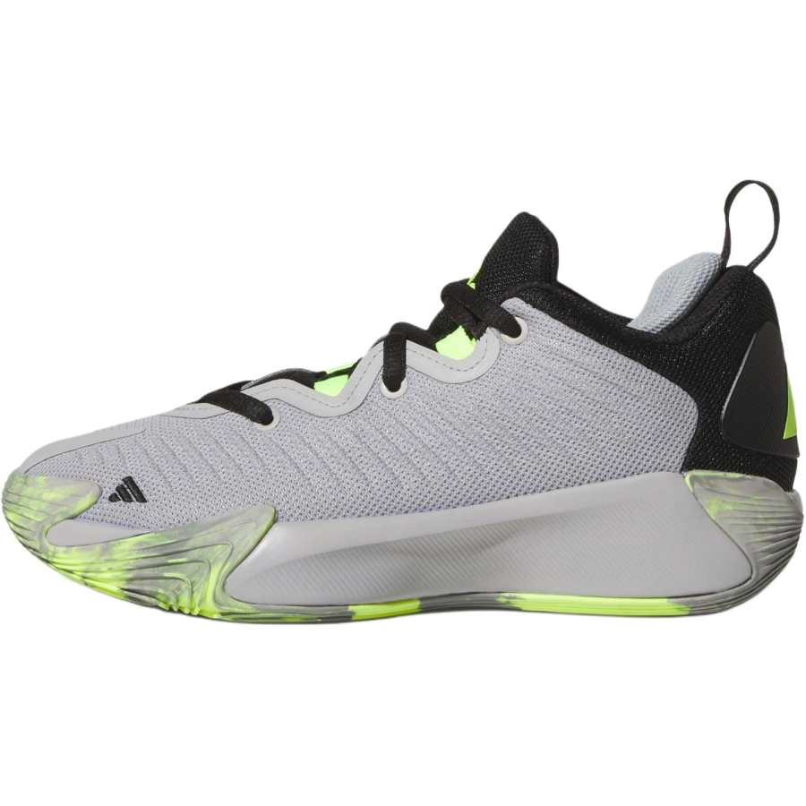 Adidas Adidas Performance Low top Children's Basketball Shoes Gray Green Unisex