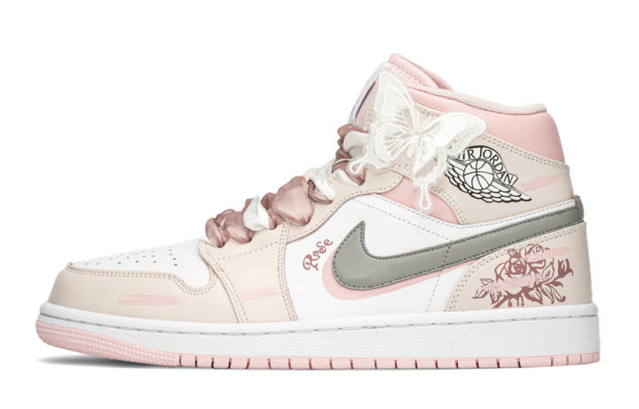 Jordan Jordan Air Jordan 1 Leather Slip Resistant, Abrasion Resistant, Height Increasing