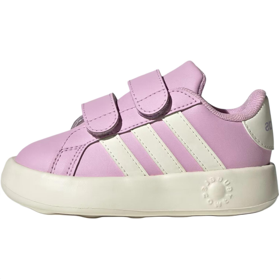 Adidas Adidas GRAND COURT 2.0 Soft And Comfortable Low top Toddler Shoes Lilac/Ivory White Infant And Toddler