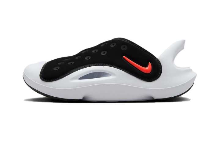 Nike Nike Aqua Swoosh Sandal PS 'Black Hyper Orange'