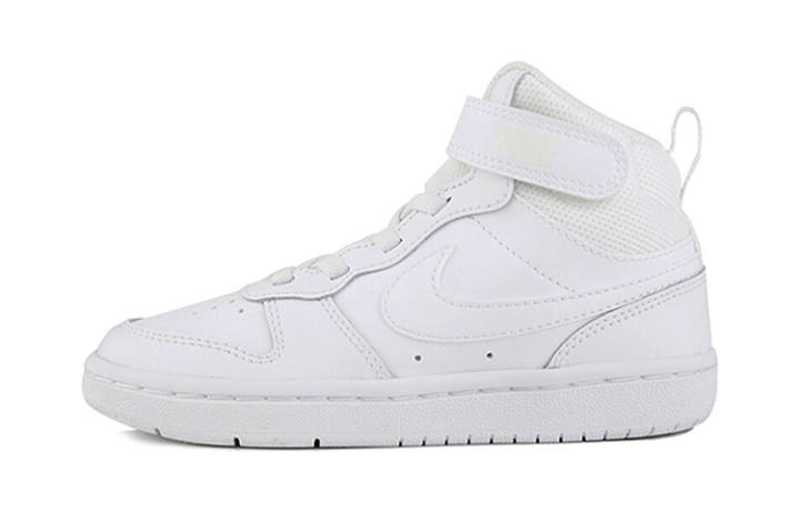 Nike Nike Court Borough Mid 2 Triple White PS