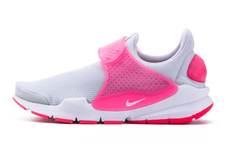 Nike Nike Sock Dart Low top Casual Shoes Gray Pink Unisex