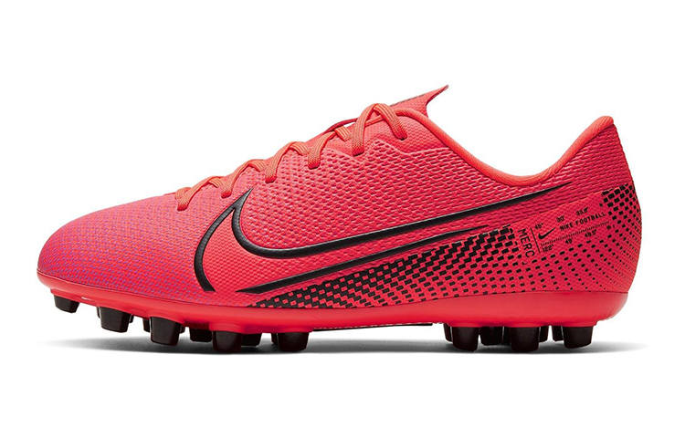Nike Nike Mercurial Vapor 13 Slip Resistant Cushioning Abrasion Resistant Low top Kids' Soccer Shoes Red Kids'