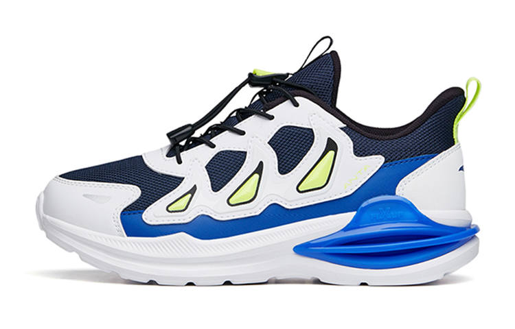 Antakids Slip Resistant Cushioning Abrasion Resistant Low top Casual Shoes White Blue Teenagers