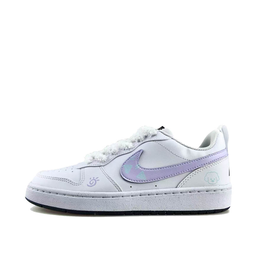 Nike Nike Court Borough Cashmere Purple Puppy Abrasion Resistant Cushioning Abrasion Resistant Cushioning Low top