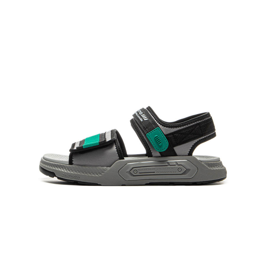 Li-Ning YOUNG Li Ning YOUNG Sports Life Collection Slip Resistant, Abrasion Resistant, Rebound Sandal Rubble Gray/Black Kids'
