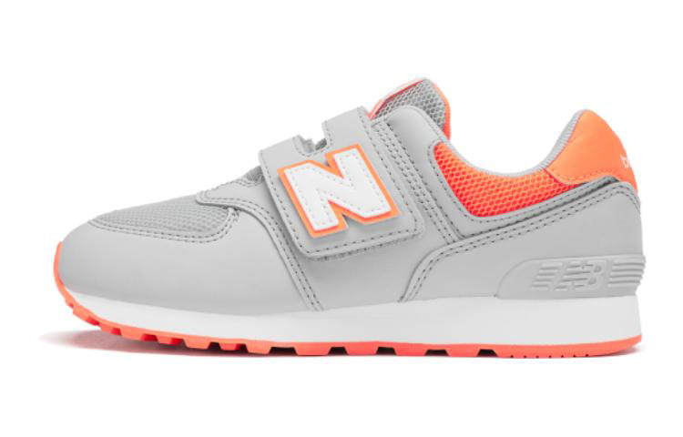 New Balance New Balance NB 574 Fabric Wear resistant And Lightweight Low top Kids' Running Shoes Gray Kids'