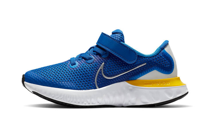 Nike Nike Renew Run Low top Kids' Running Shoes Blue Yellow Children Aged 3 7 Years Old