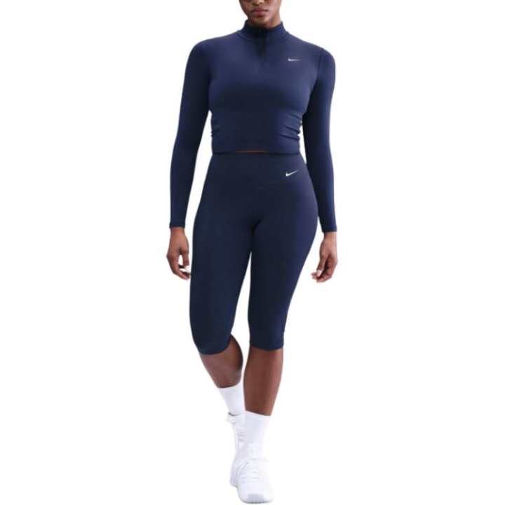 Nike Nike T Shirts Women's Blue Stand Collar