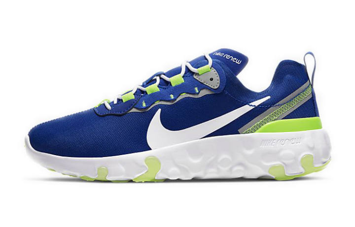 Nike Nike Renew Element 55 Slip Resistant Abrasion Resistant Low top Running Shoes Blue Green Unisex