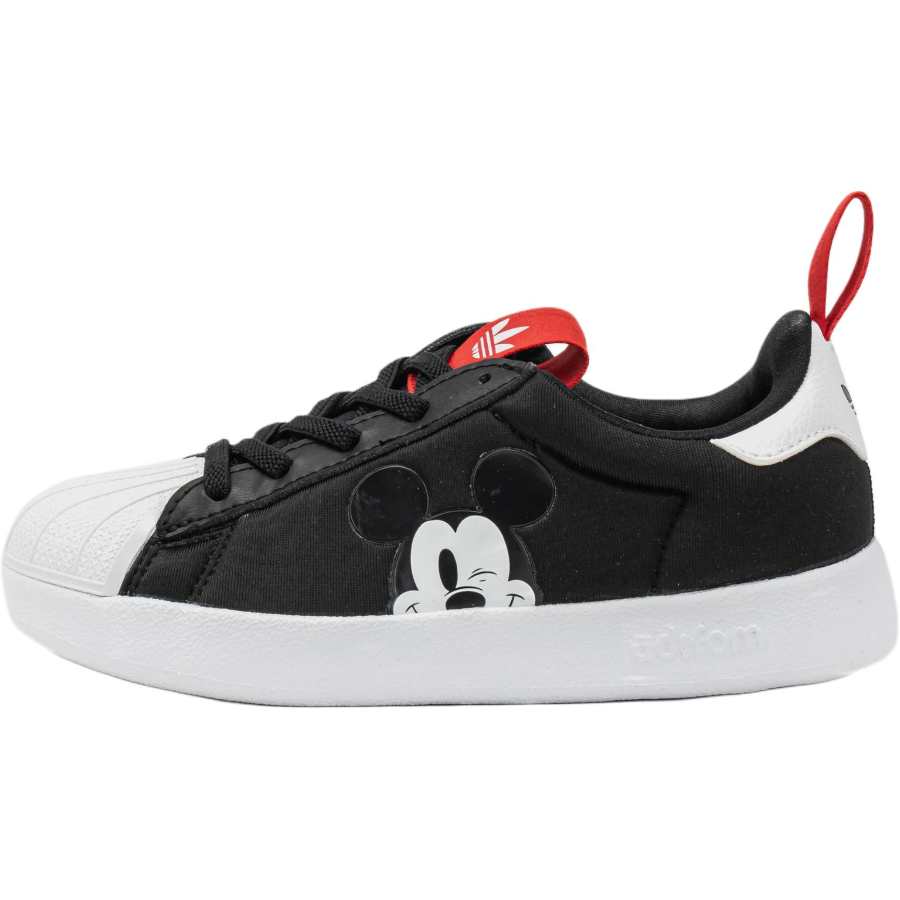 Adidas Originals Disney x Adidas Originals Abrasion Resistant Low top Kids' Skateboarding Shoes Black/White Kids'