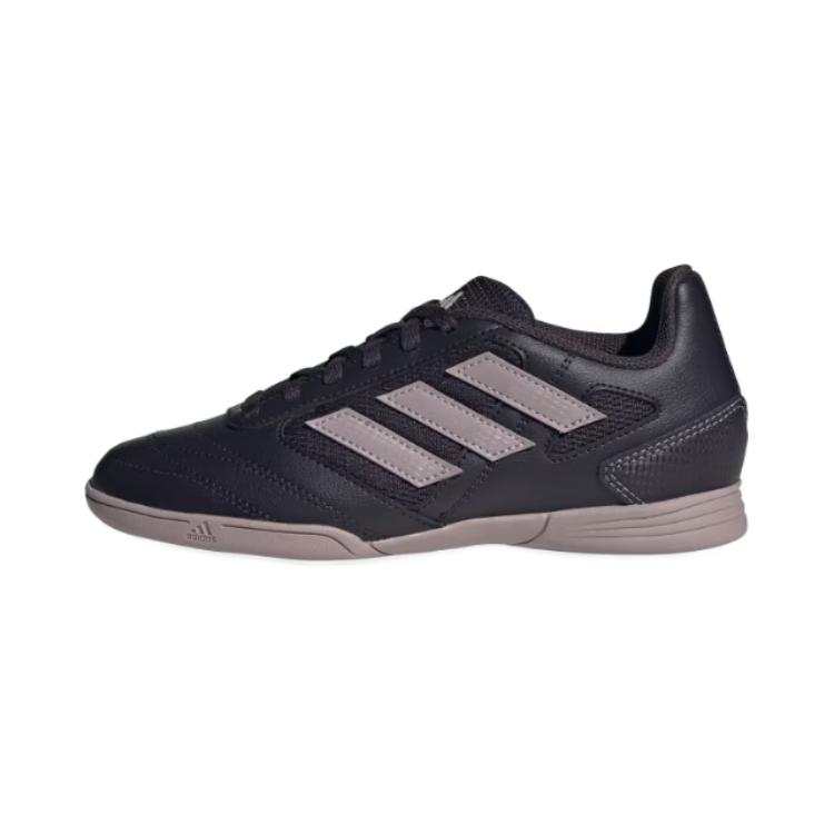 Adidas Adidas Super Sala Slip Resistant Abrasion Resistant Low top Kids' Soccer Shoes Black Children Aged 3 7 Years Old
