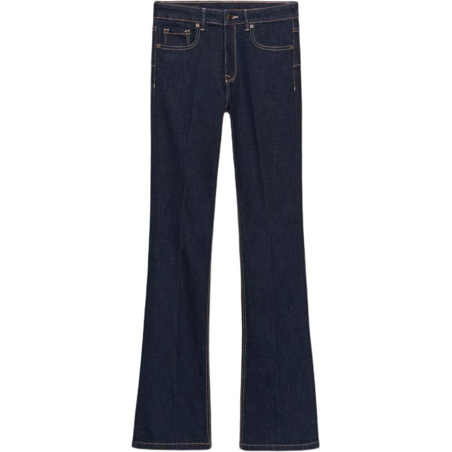 ZARA ZW Jeans Women's Blue Moderate Flared Pants