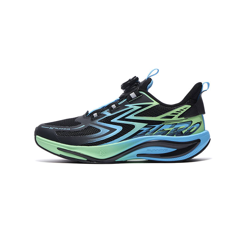 361°KIDS Feispeed 2.0 Rebound Breathable Lightweight Cushioning Kids' Running Shoes Black Blue Green Kids'