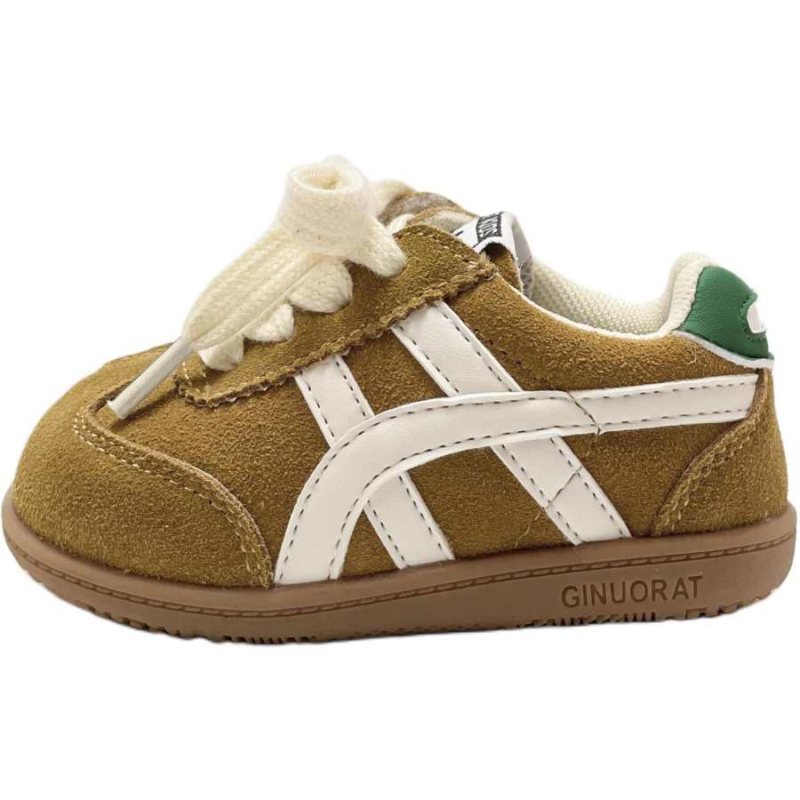 QINUOSHU Cow Suede Slip Resistant Anti Kick Abrasion Resistant Kids' Skateboarding Shoes Kids'