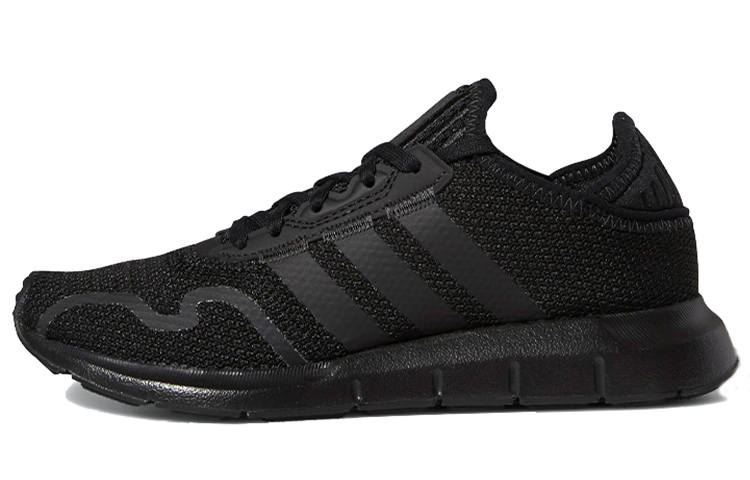 Adidas Originals Swift Run X J Black Warrior Cushioning Low top Kids' Running Shoes Black