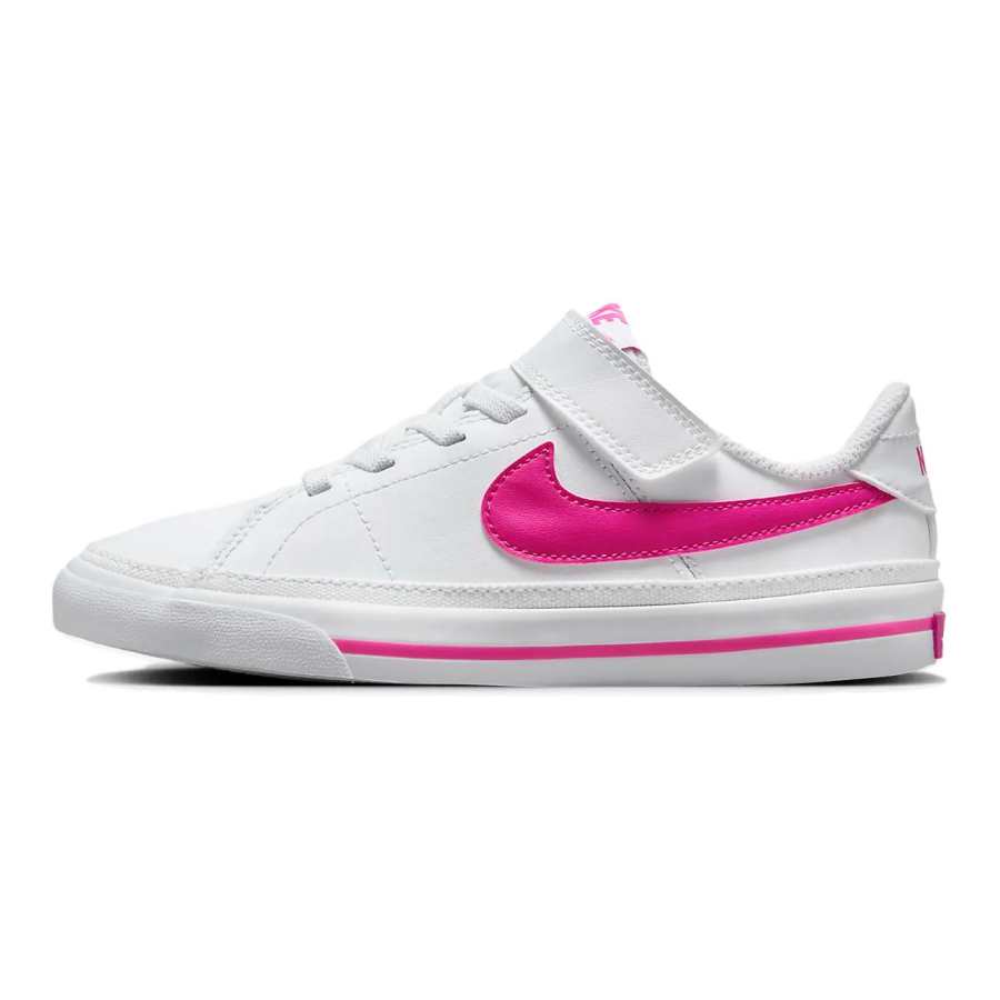 Nike Nike Court Legacy Slip Resistant Lightweight Non slip Lightweight Low top Kids' Skateboarding Shoes White Pink Kids'