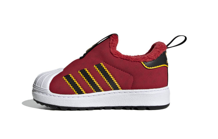 Adidas Originals SUPERSTAR 360 Canvas Comfortable Slip Resistant Thermal Low top Toddler Shoes Baby