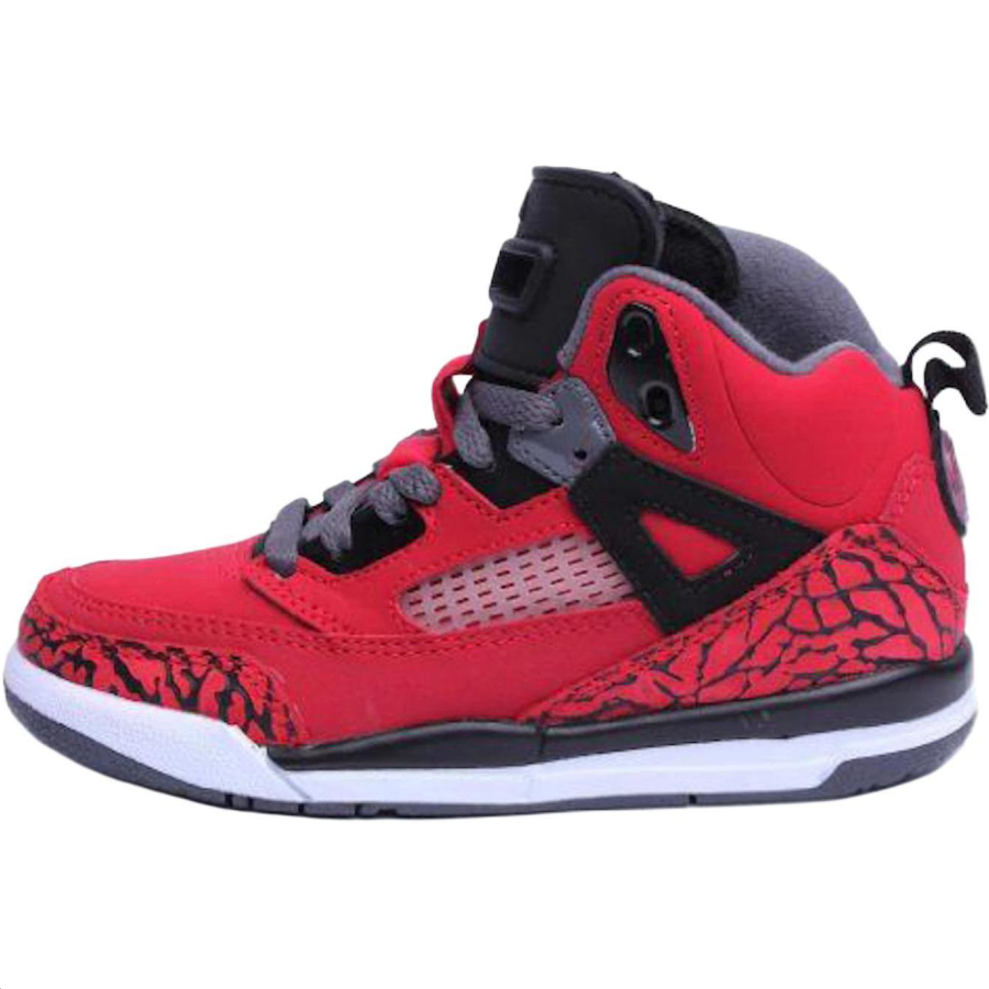 Jordan Jordan Spizike Anti Kick And Abrasion Resistant High top Children's Basketball Shoes Red Children Aged 3 7 Years Old