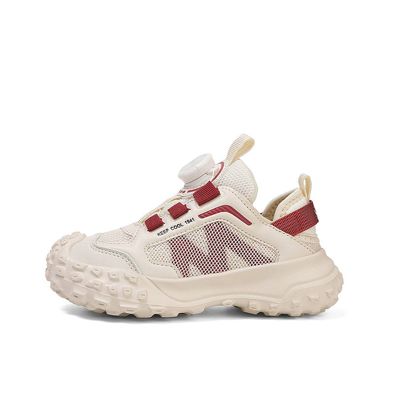 Jeep Kids Lifestyle Shoes Beige Burgundy Kids'