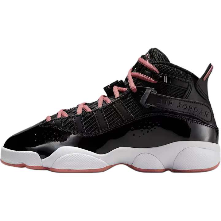 Jordan Jordan Air Jordan 6 Mid top Basketball Shoes Black/White/Rusty Pink Unisex