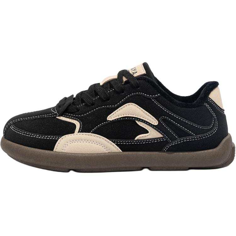 Babaya Minimalist Style Everyday, Lace Up, Fleece Lined Comfortable Slip Resistant, Abrasion Resistant, Thermal Low top