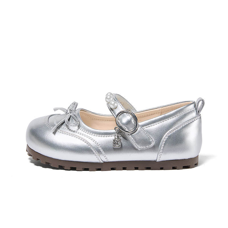 Snoffy Slip Resistant, Abrasion Resistant, Lightweight Cushioning Low top Kids' Leather Shoes Kids'