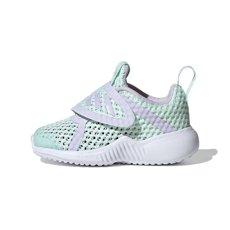 Adidas Adidas Fortarun SUMMER Cushioning Abrasion Resistant Breathable Low top Toddler Shoes Green Infant And Toddler