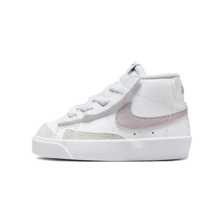 Nike Nike Blazer Slip Resistant Anti Kick Mid top Toddler Shoes White Pink Infant And Toddler