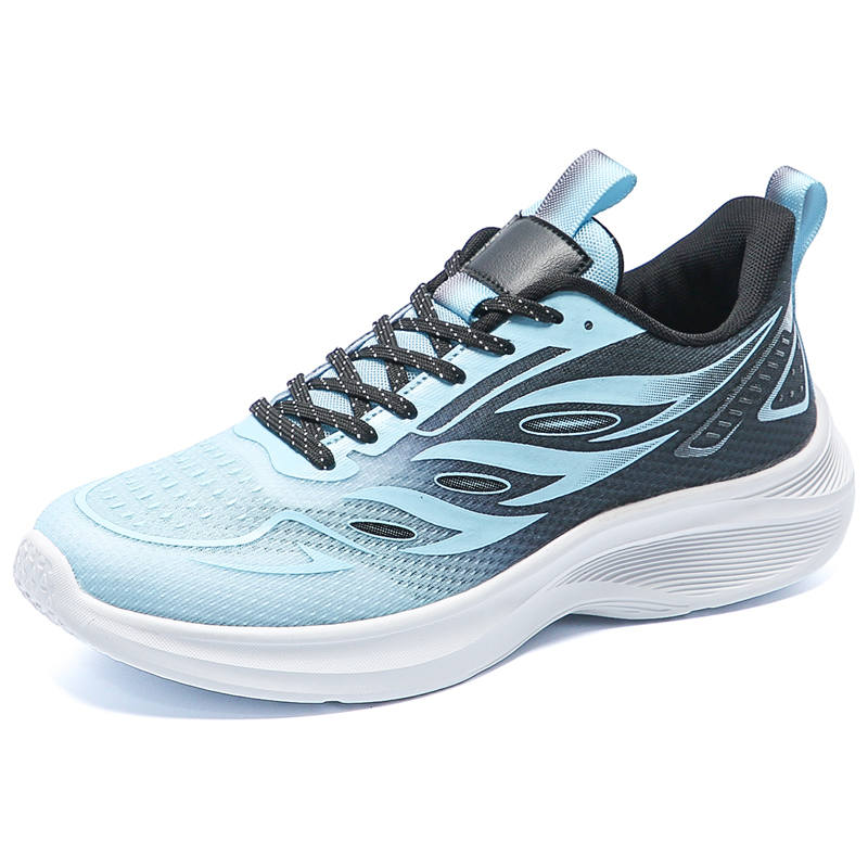KUDING Mesh Abrasion Resistant Low top Running Shoes Men's