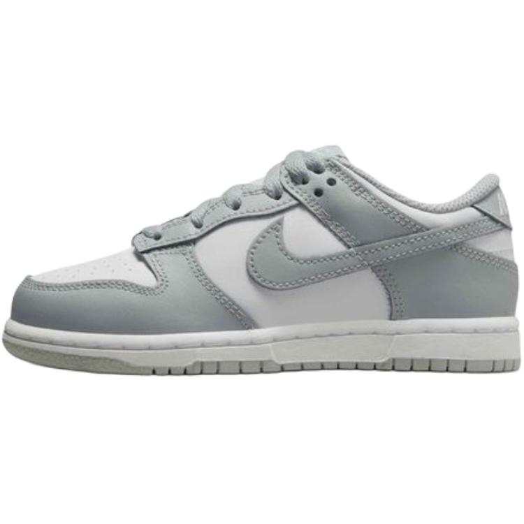 Nike Nike Dunk Low top Kids' Skateboarding Shoes White Gray Kids'