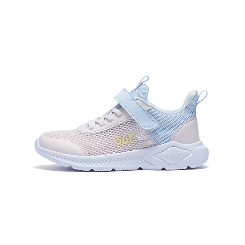361°KIDS Low top Running Shoes Pink Blue Mesh Hole Style Teenagers