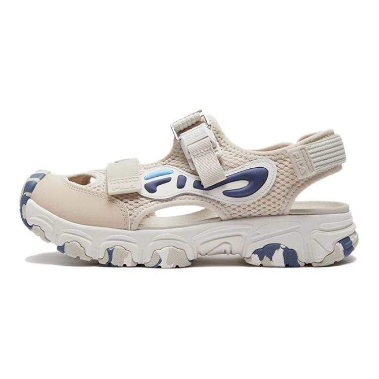 FILA KIDS Slip Resistant Abrasion Resistant Children's Sandals Pink Yellow Teenagers