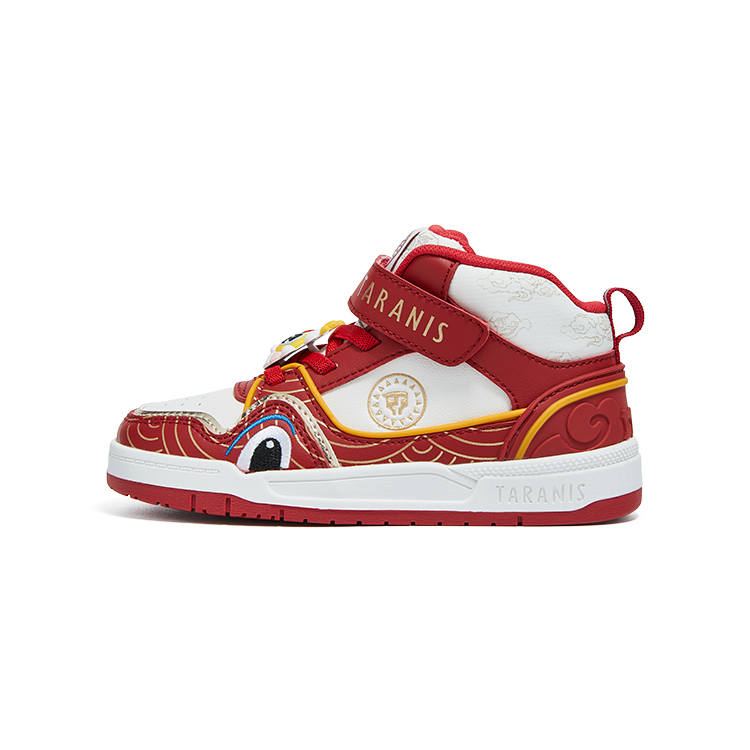 TARANIS Kids' Skateboarding Shoes White/Red Children Aged 3 7 Years Old