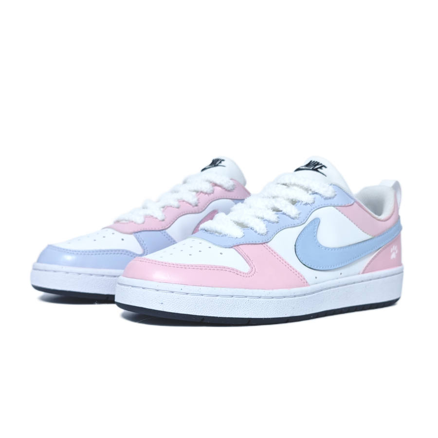 Nike Nike Court Borough Berry Boba Synthetic Leather Abrasion Resistant Abrasion Resistant Low top