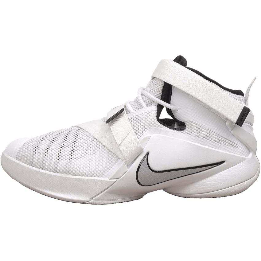 Nike Nike LeBron Soldier 9 Mid top Children's Basketball Shoes White Kids'