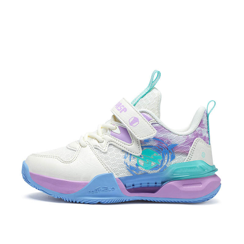 BIG WASP Anti Kick Cushioning Low top Children's Basketball Shoes Unisex