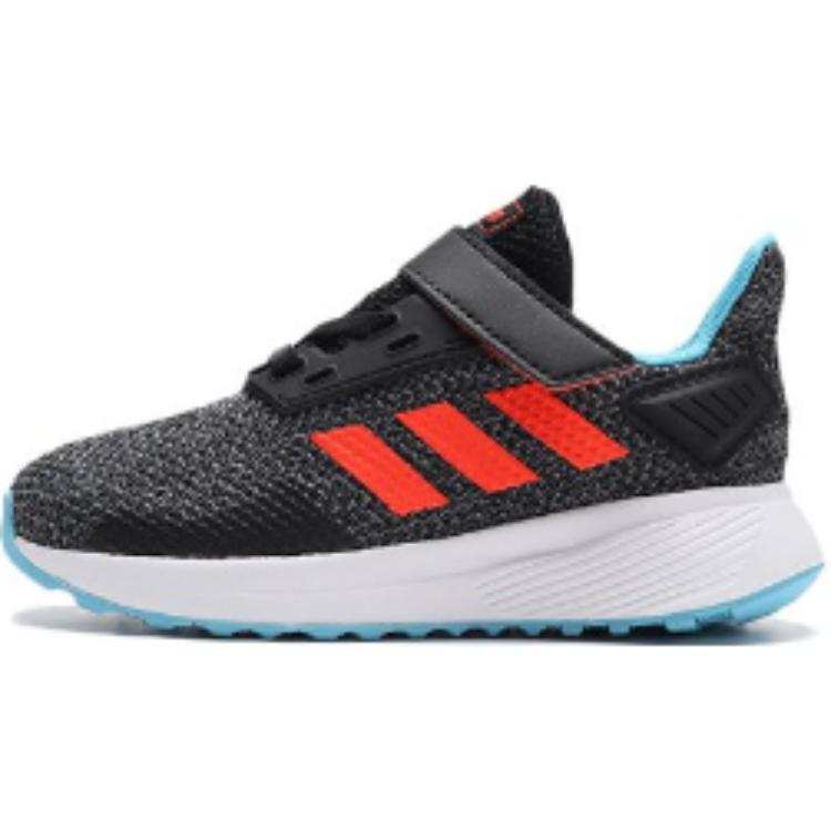 Adidas Adidas Duramo 9 Slip Resistant Cushioning Abrasion Resistant Low top Toddler Shoes Gray Black Infant And Toddler