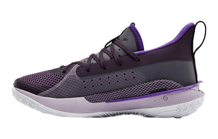 Under Armour Curry 7 Cushioning Breathable Low top Children's Basketball Shoes Teenagers