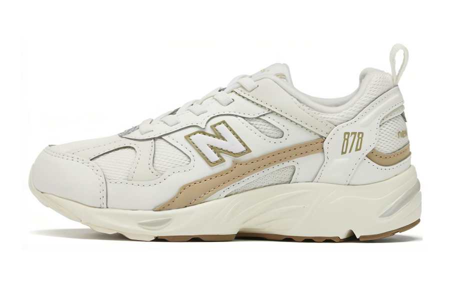 New Balance New Balance NB 878 Breathable Mesh Cushioning, Wear Resistant Low top Kids' Running Shoes Ecru Kids'