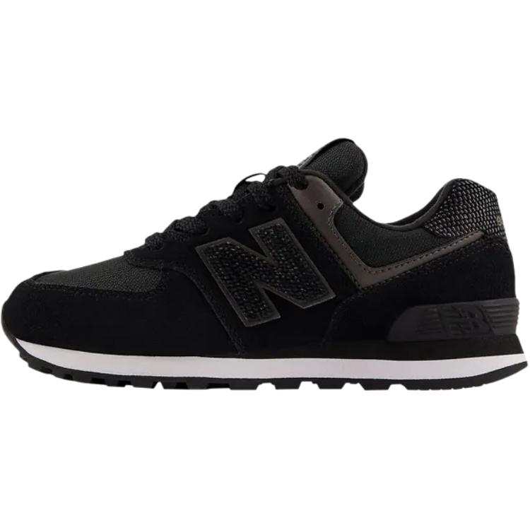 New Balance New Balance NB 574 Suede Comfortable And Lightweight Low top Running Shoes Black Kids'
