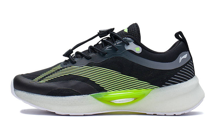 Li-Ning YOUNG Li Ning Low top Running Shoes Black Green Teenagers
