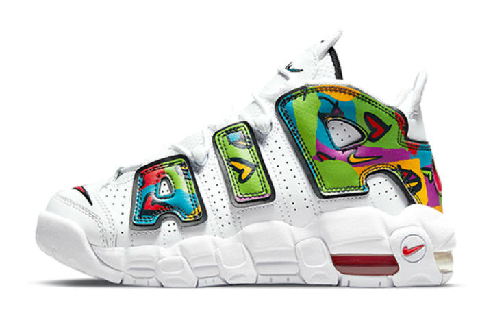 Nike Nike Air More Uptempo Peace, Love, Swoosh GS